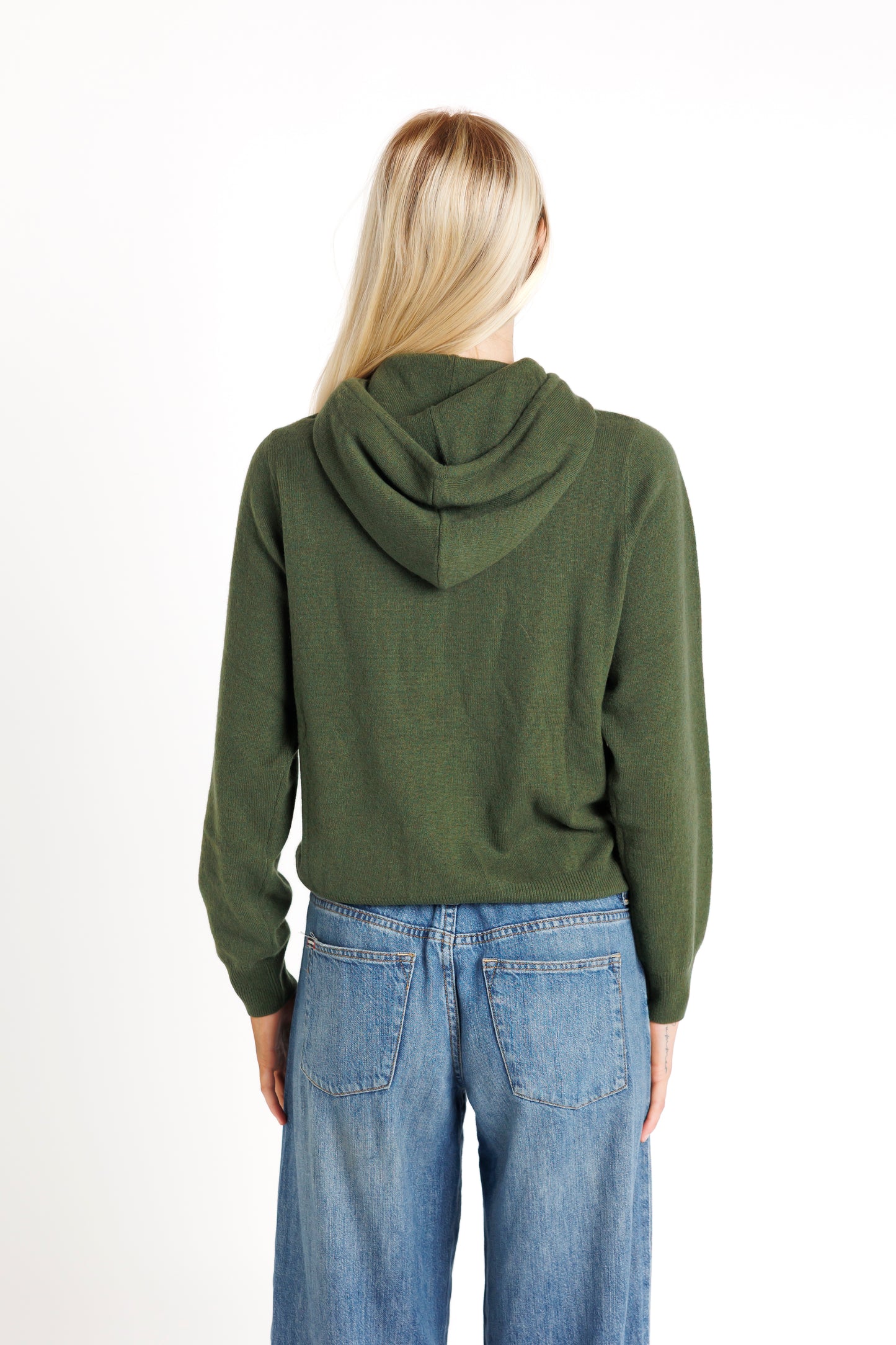 The Hoodie. Forest Green