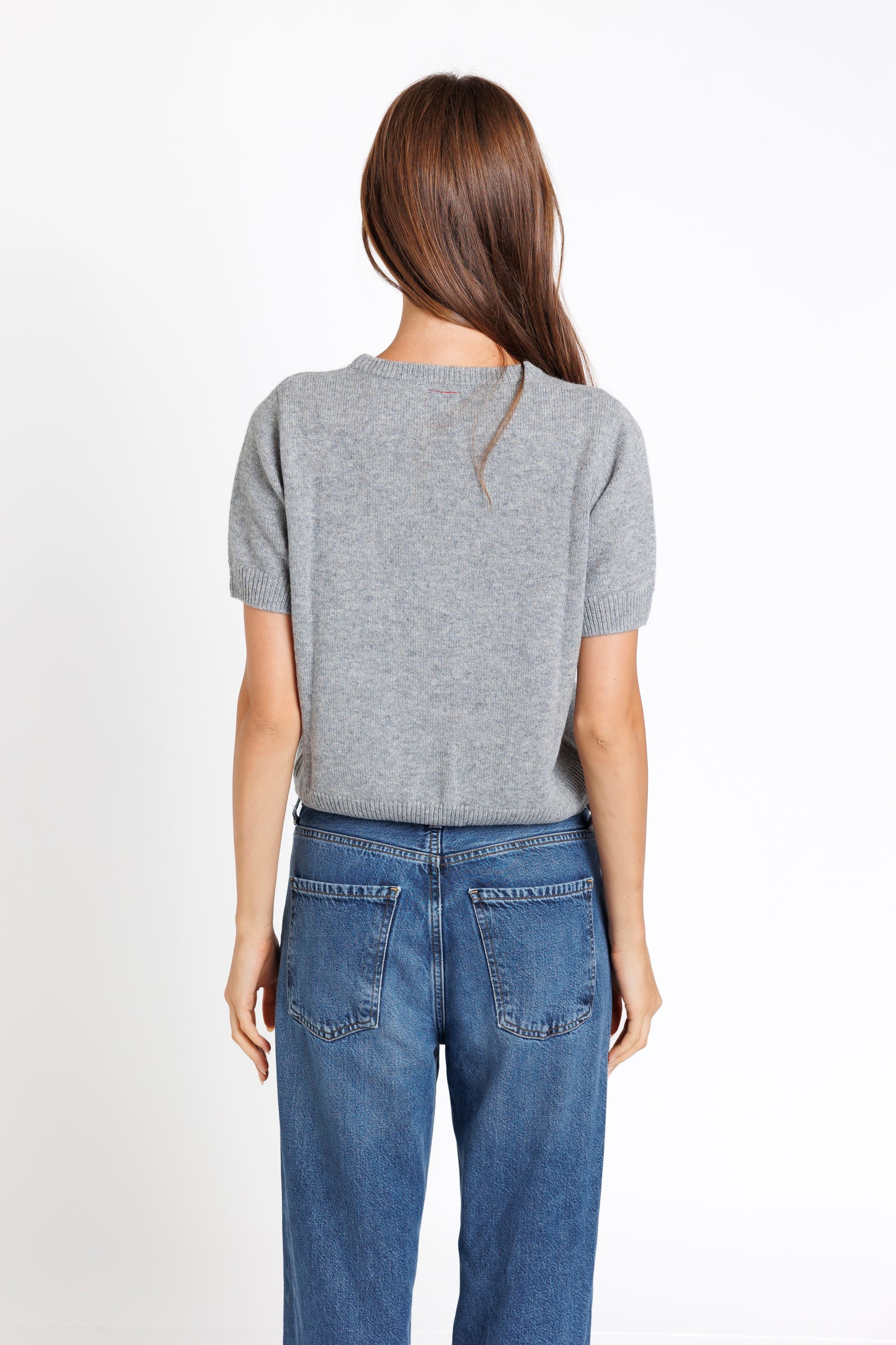 The Short Sleeve. Stone Grey