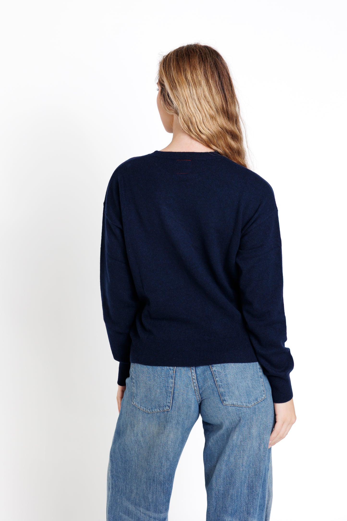 The Crew Neck. Navy Blue