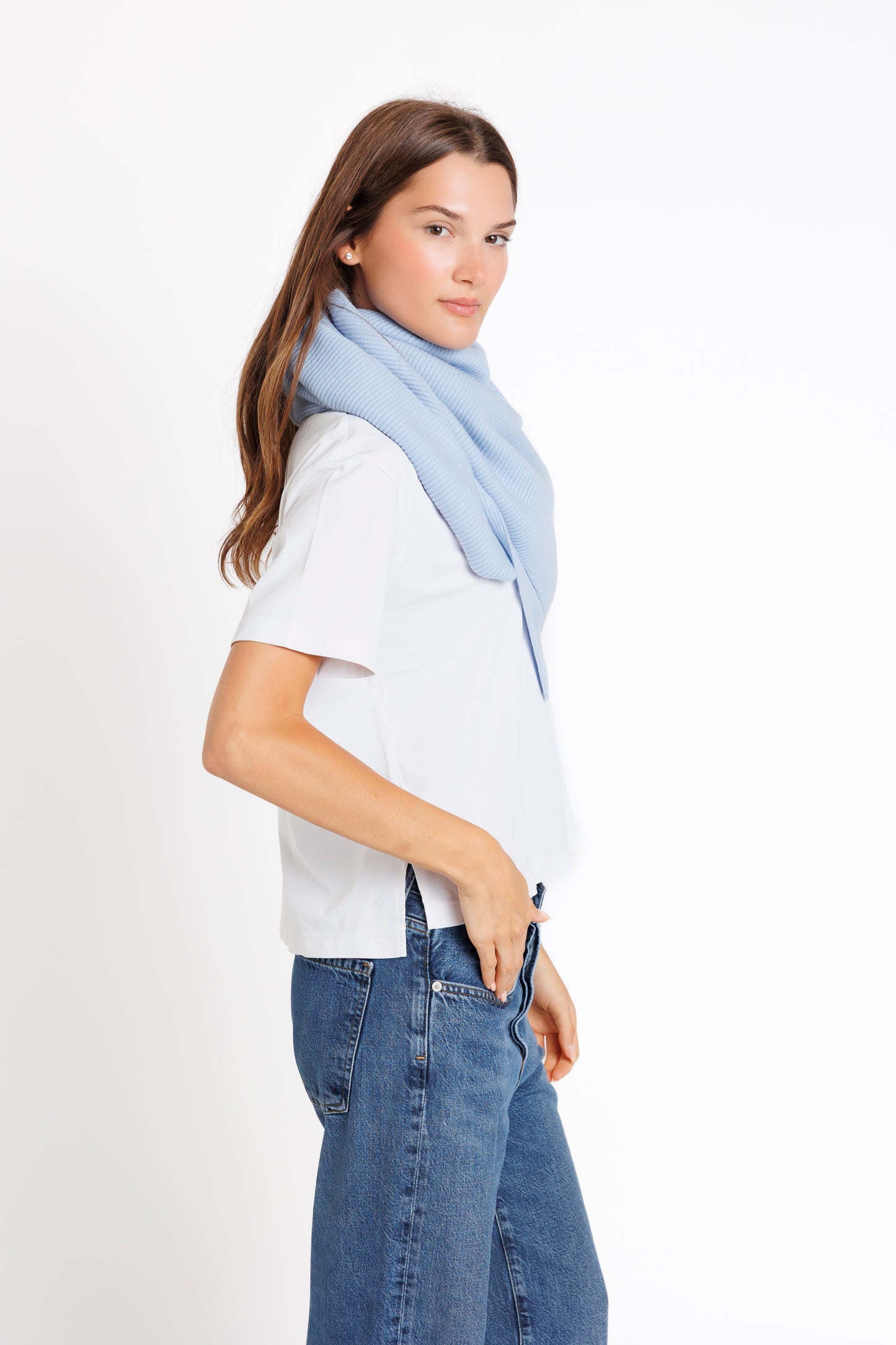 The Scarf. Light Blue