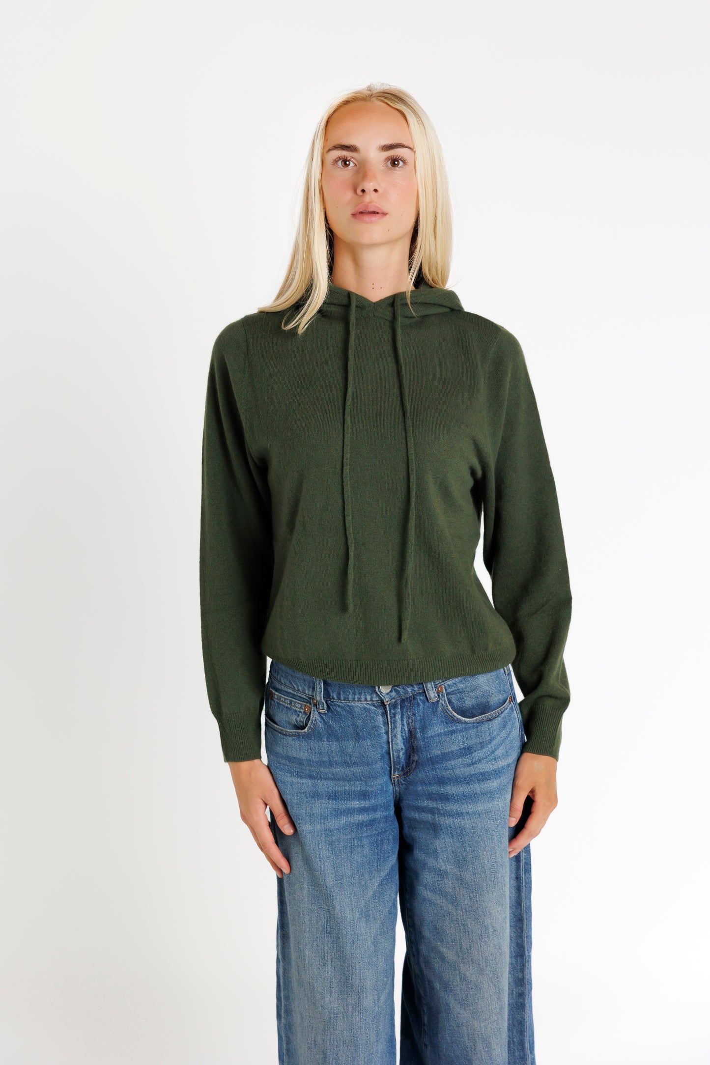 The Hoodie. Forest Green