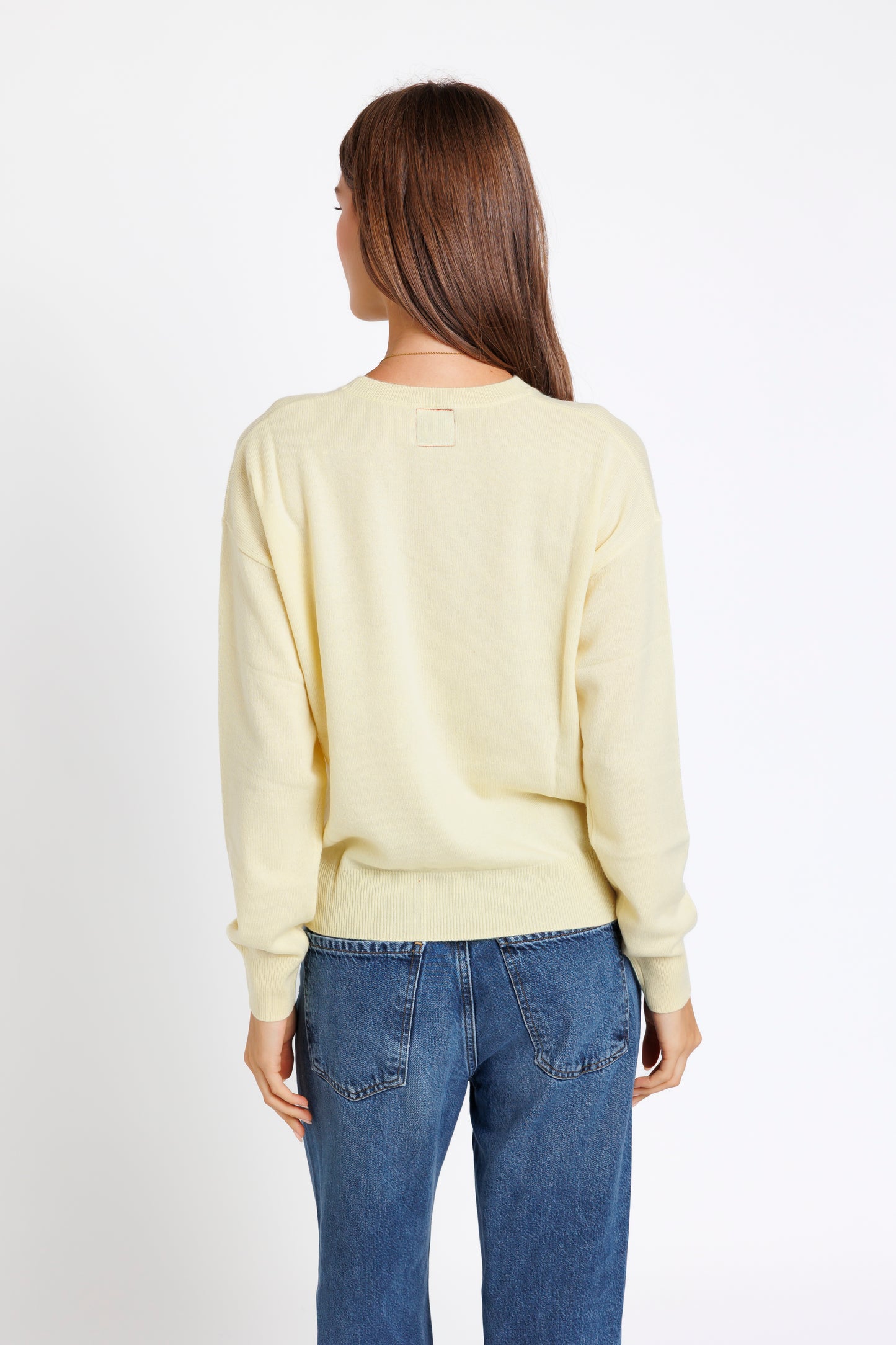 The Crew Neck. Butter Yellow