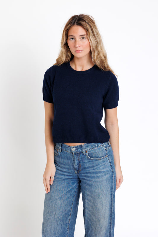 The Short Sleeve. Navy Blue