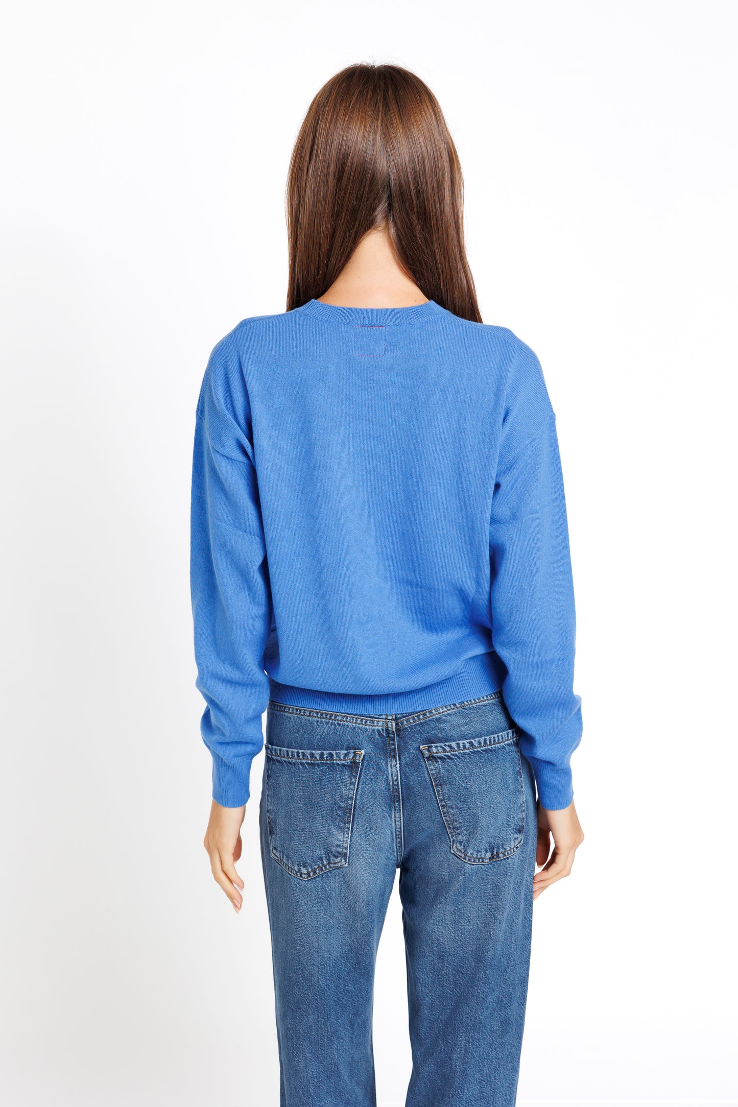 The Crew Neck. Coballt Blue