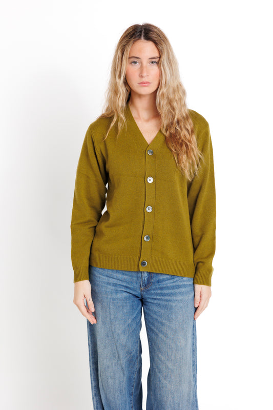 The Cardigan. Green Yellow