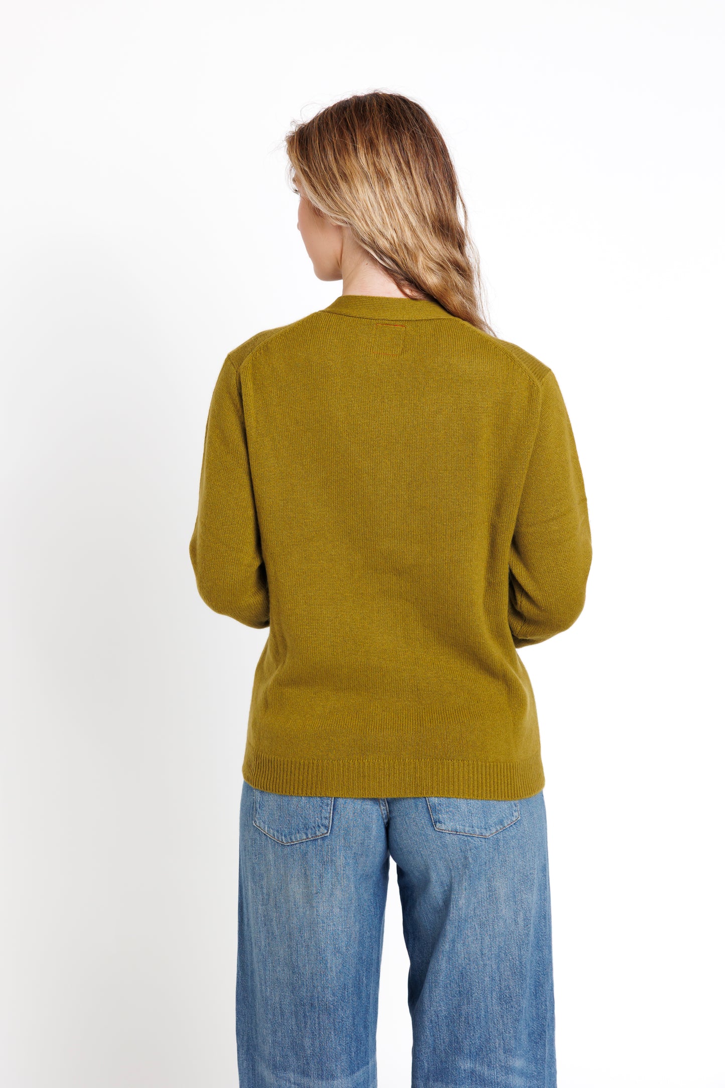 The Cardigan. Green Yellow