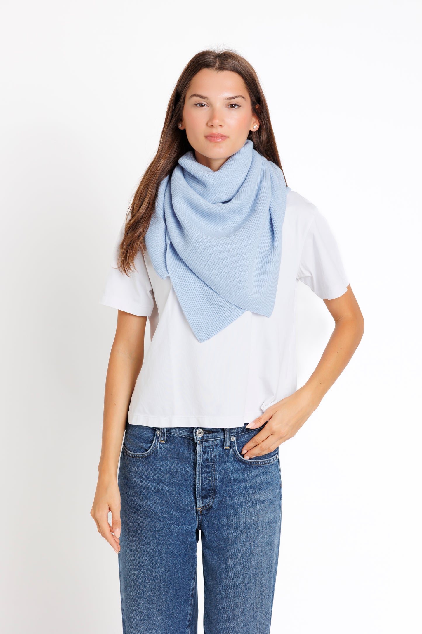 The Scarf. Light Blue