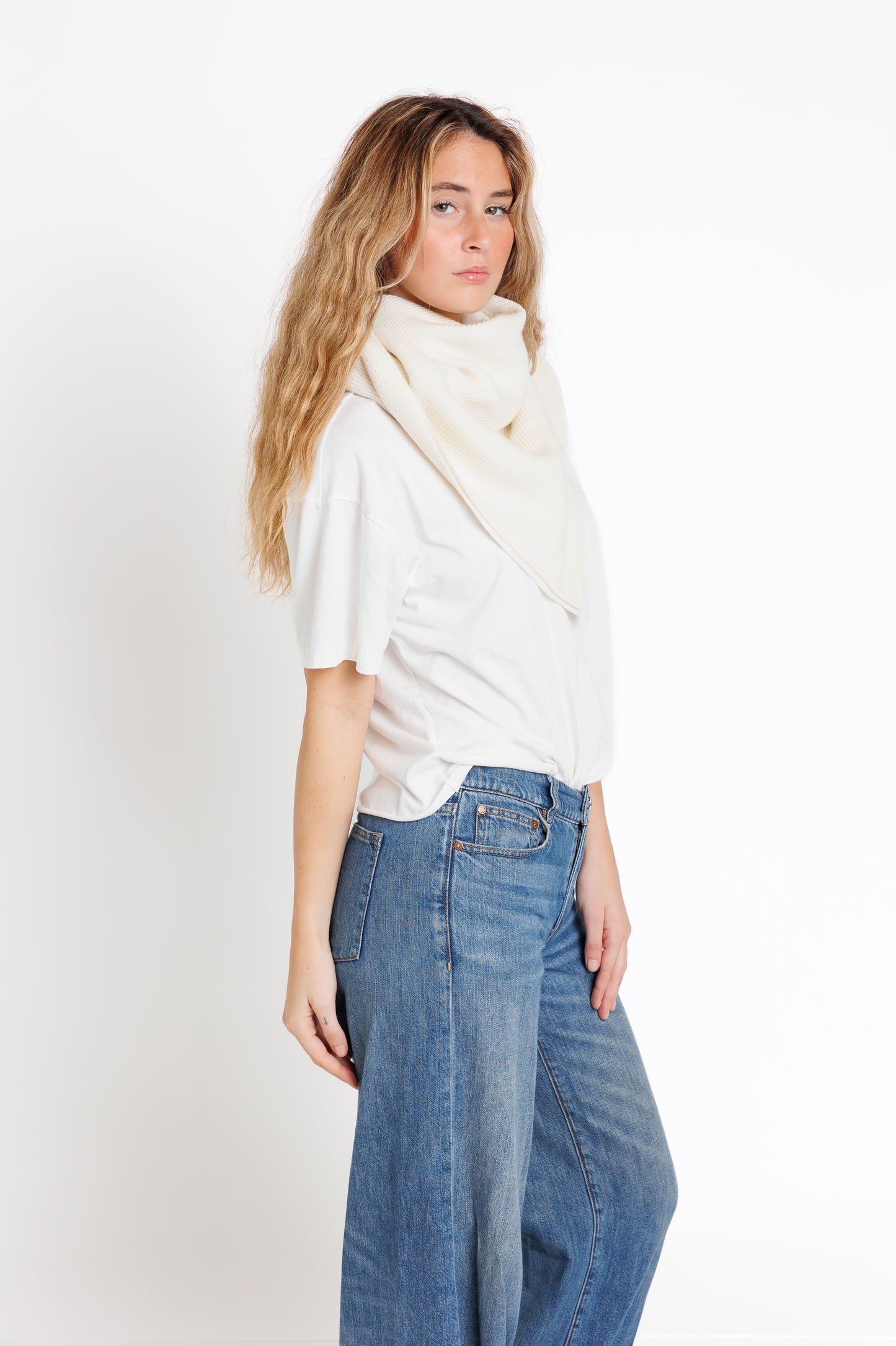 The Scarf. Off White